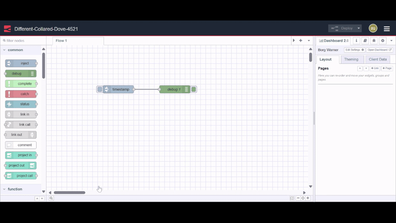 Image showing how to convert nodes into the subflow